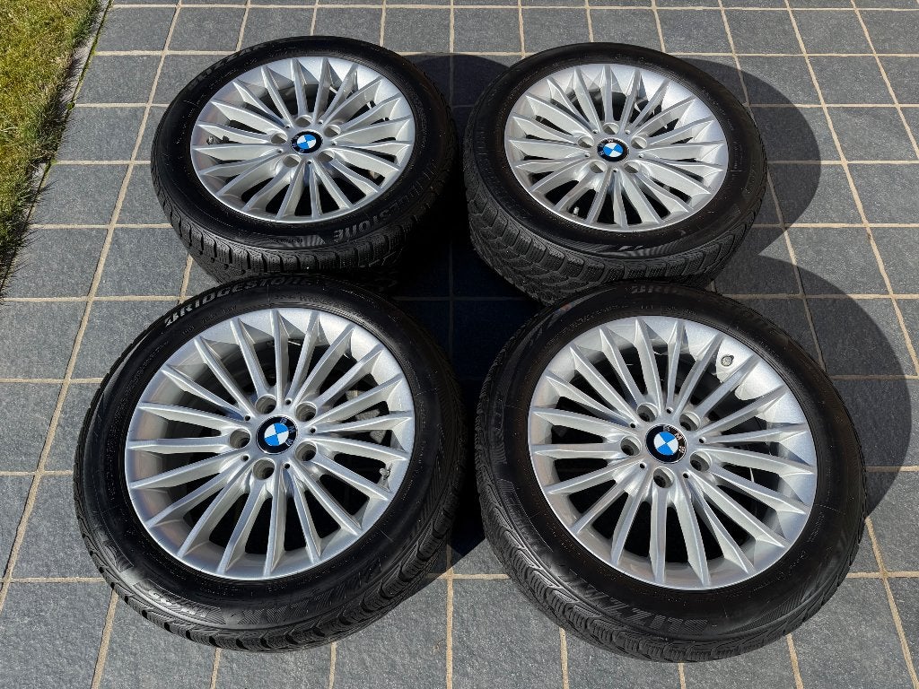BMW F30 winterset 17 inch, Ophalen, Gebruikt, Banden en Velgen, 17 inch