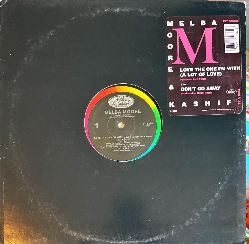 Maxi single Melba Moore & Kashif (12 inch), Gebruikt, Inclusief binnenhoes, Ophalen of Verzenden, Pop