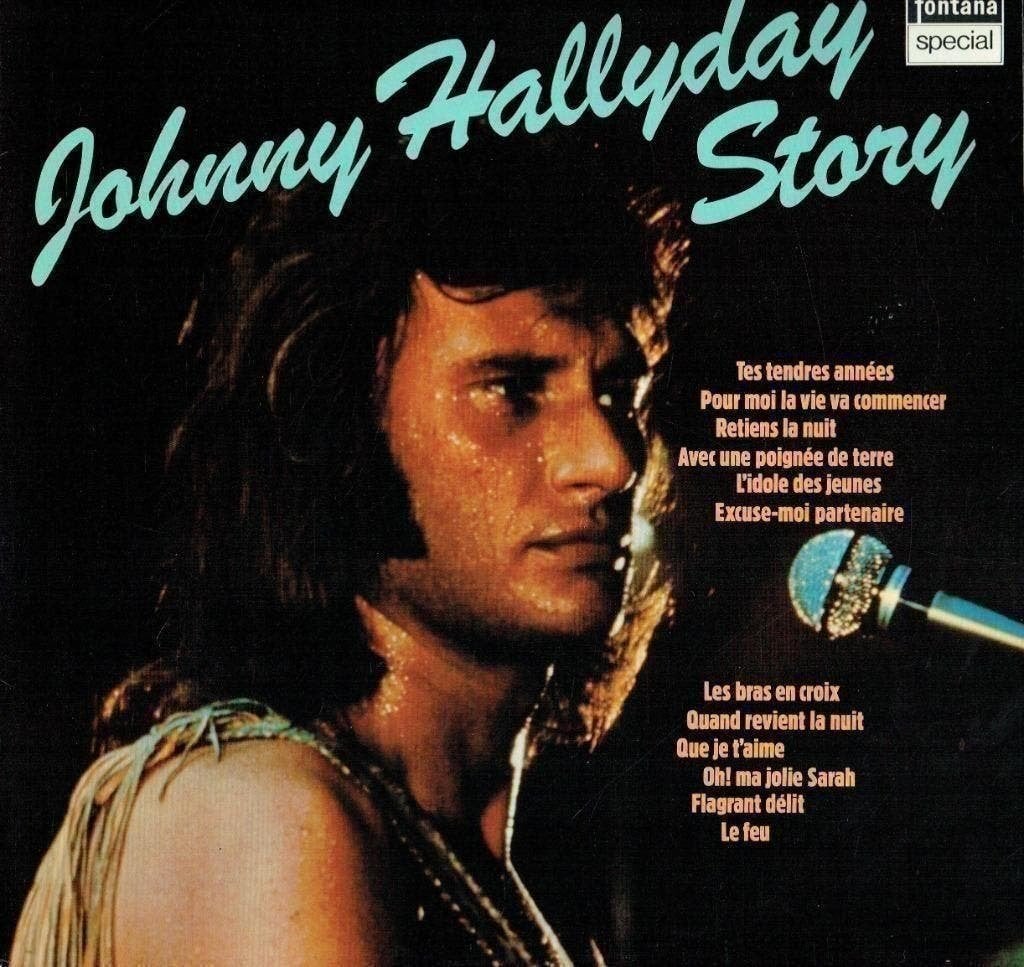 Johnny Hallyday – Johnny Hallyday Story, Ophalen, Zo goed als nieuw, 12 inch, Poprock