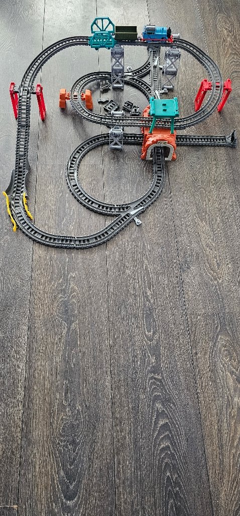 Thomas de trein Kompleet Groot Set Trackmaster, Ophalen of Verzenden, Zo goed als nieuw