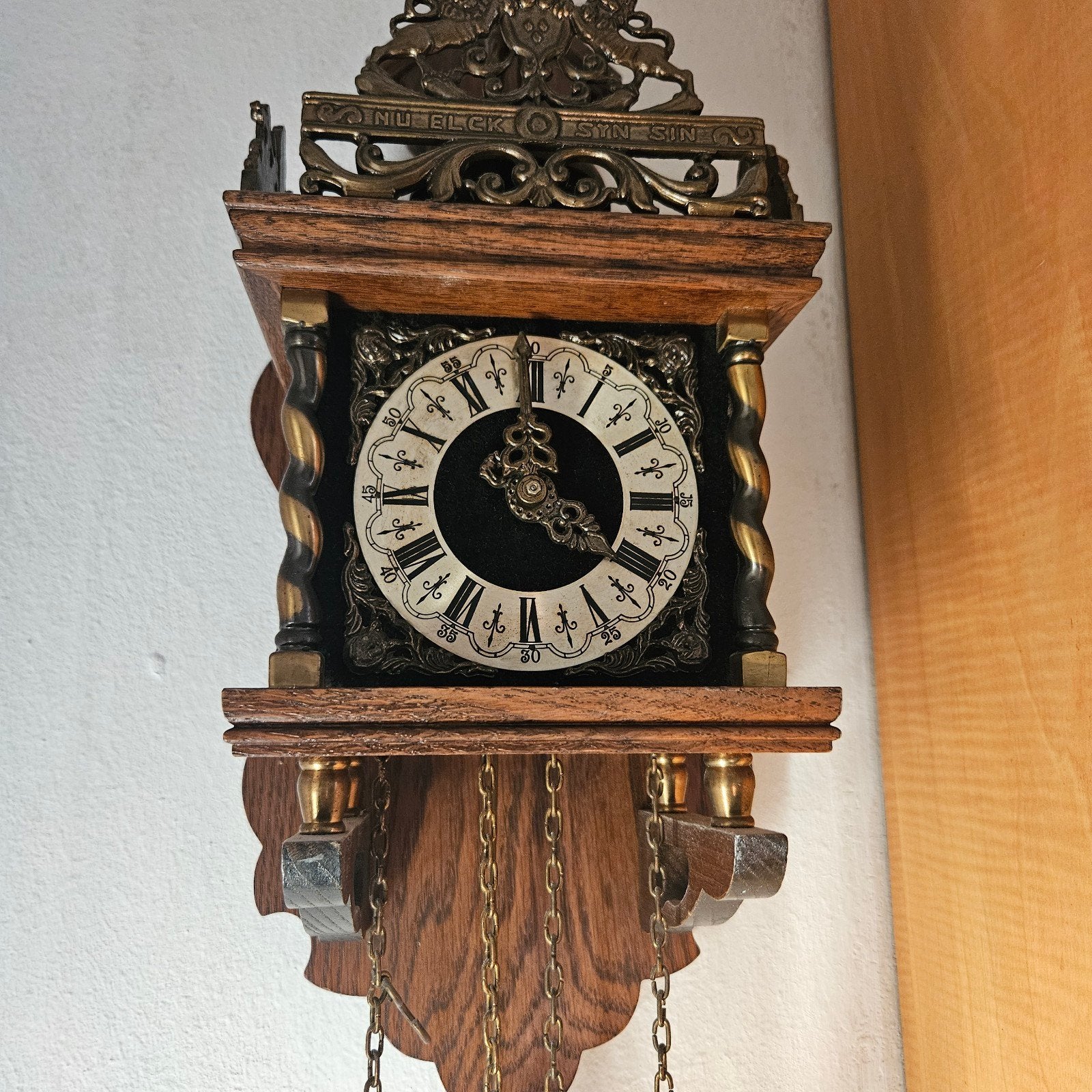 Antieke Friese Staartklok met Gewichten, Antiek en Kunst, Antiek | Klokken, Ophalen