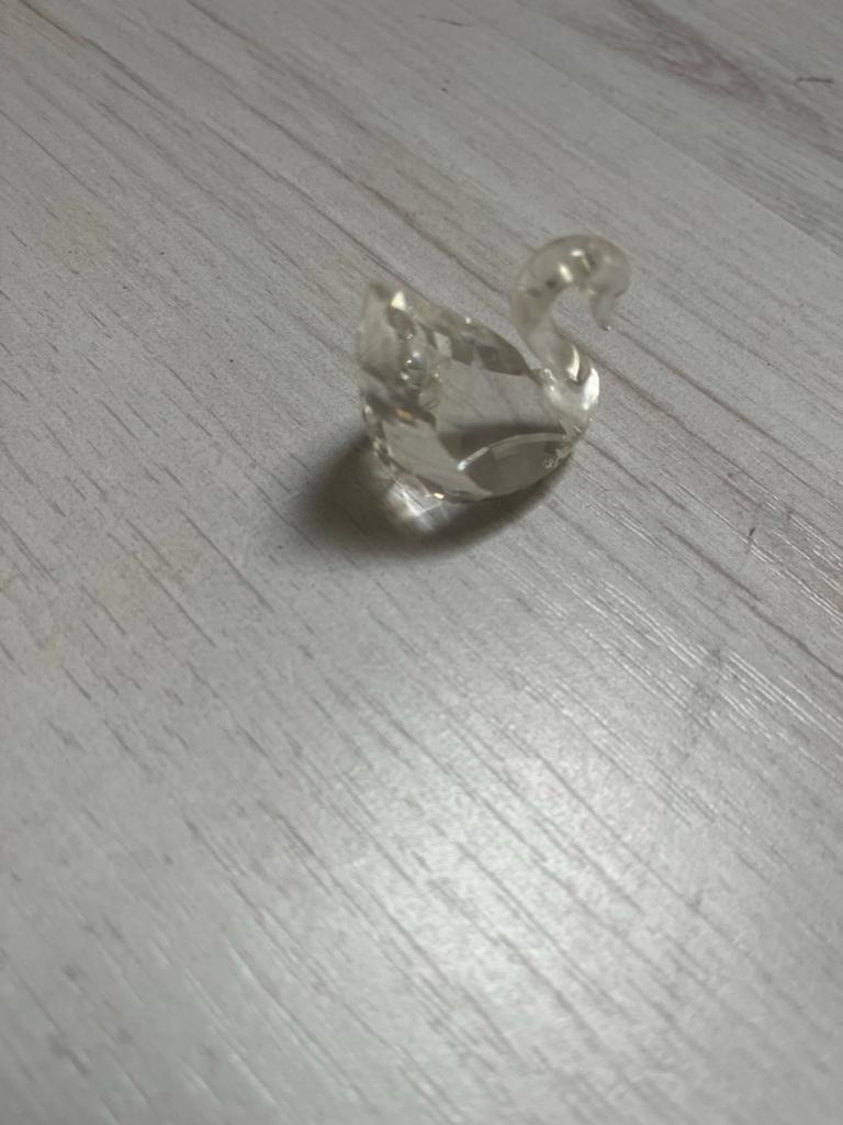 Swarovski Kristallen zwaan beeldje, Verzamelen, Ophalen of Verzenden, Zo goed als nieuw, Dier