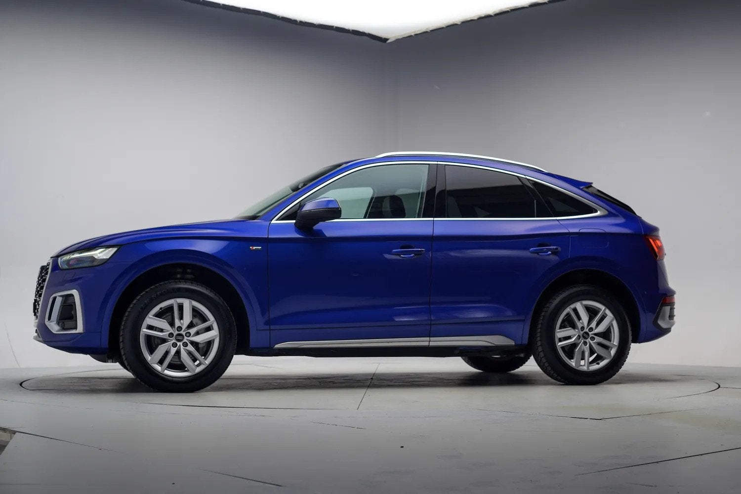 Audi Q5 Sportback 55 TFSI e S-Line Edition [ Matrix-LED Mass, Auto's, Audi, Automaat, Gebruikt, 4 cilinders, Blauw