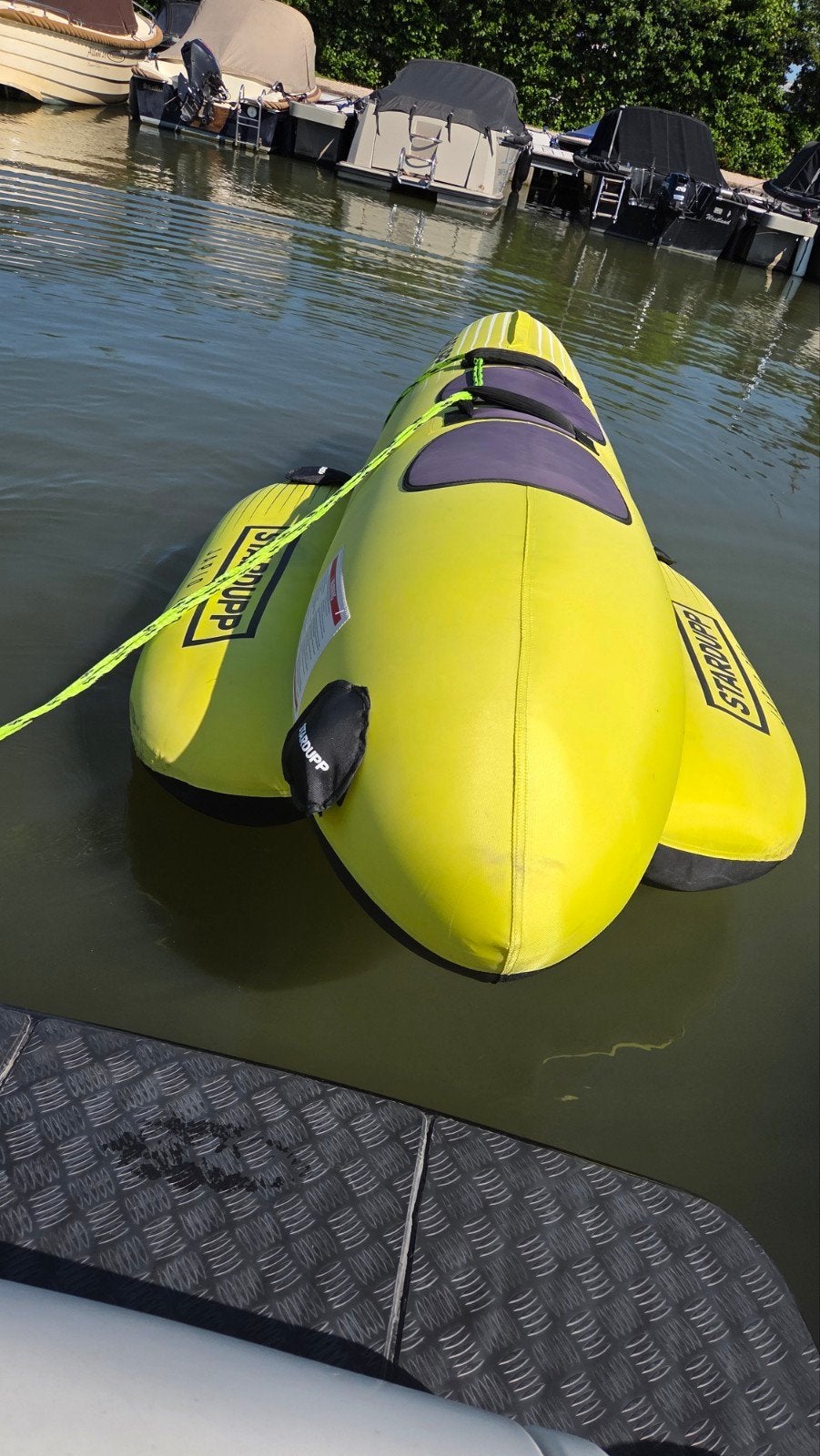te koop stardupp banaan, Watersport en Boten, Kano's, Gebruikt, Overige typen, Twee personen, Opblaasbaar, Ophalen