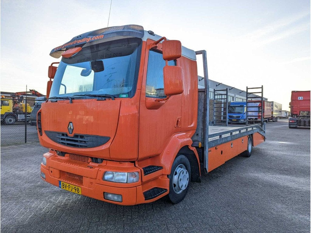 2008 Renault Midlum 220 Oprijwagen, Auto's, Vrachtwagens, Euro 5, Renault, Overige brandstoffen, Origineel Nederlands