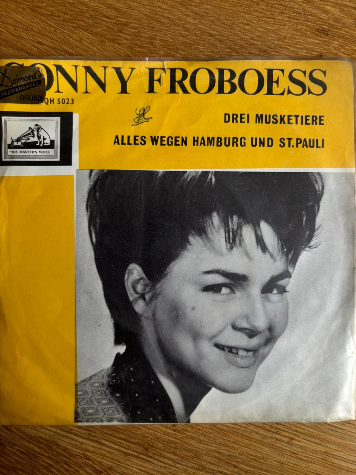 Conny Froboess vinyl single, Gebruikt, Overige genres, 7 inch, Ophalen of Verzenden
