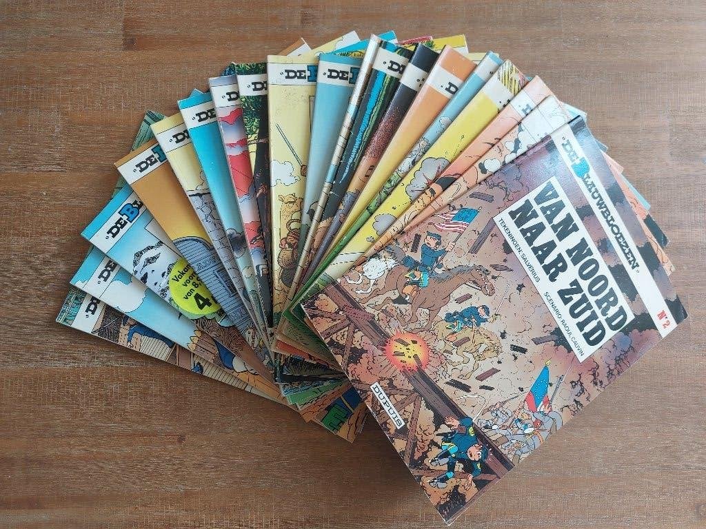 De Blauwbloezen 21 delen, Boeken, Meerdere stripboeken, Ophalen of Verzenden, Gelezen