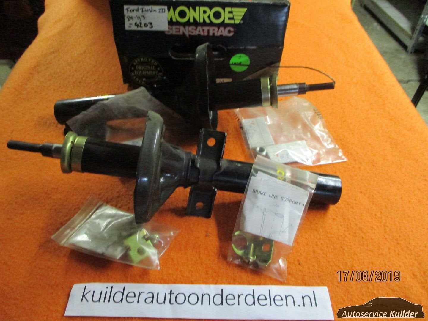 Nieuw set schokdempers Ford Fiesta III Monroe gasdruk, -, -, Nieuw, Ophalen of Verzenden