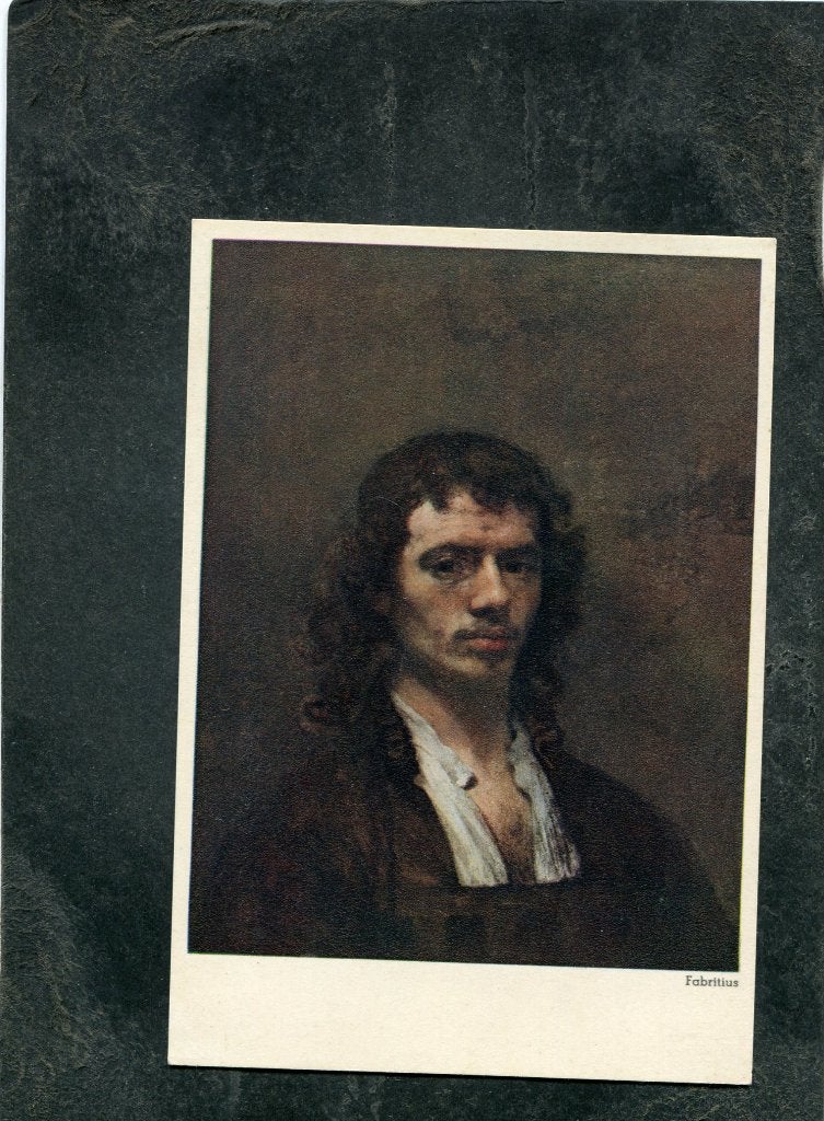 Ansicht C. Fabritius - Portret van een jongen man, Verzenden, 1980 tot heden, Ongelopen
