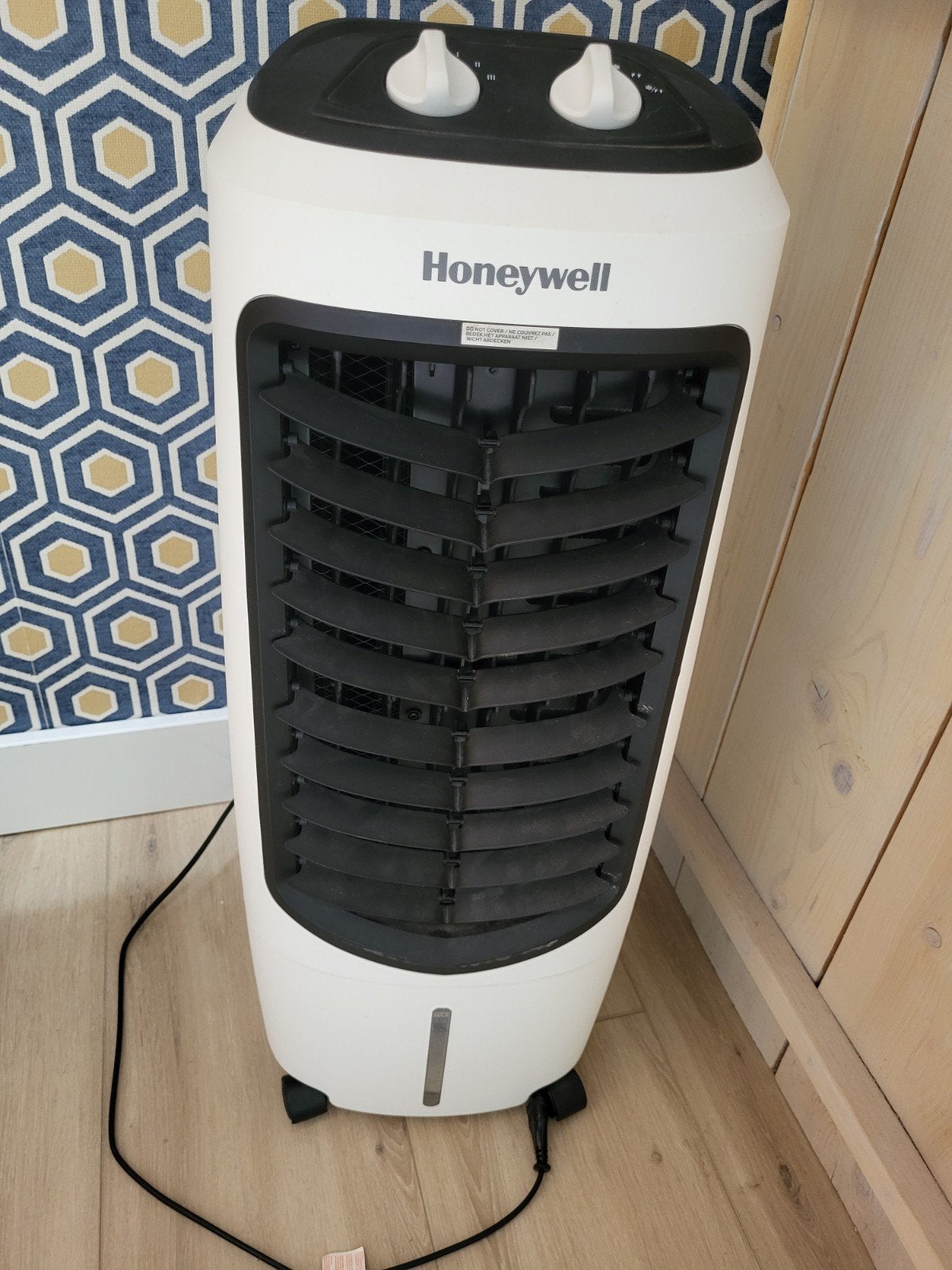 Honeywell Mobiele Luchtkoeler / Aircooler TC10PM, Witgoed en Apparatuur, Airco's, Ophalen, Gebruikt, Minder dan 60 m³, 3 snelheden of meer