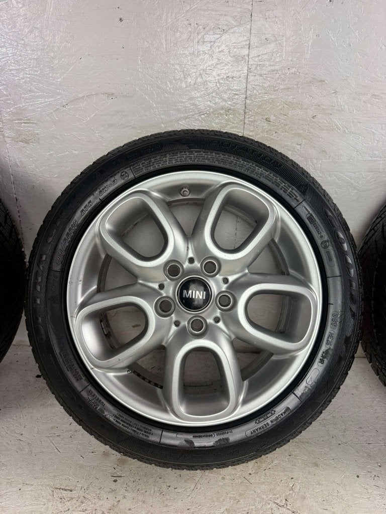 Originele Mini Cooper velgen 16" 5x112 Style 494 winterset, Niet ingevuld, Gebruikt, 16 inch, Banden en Velgen
