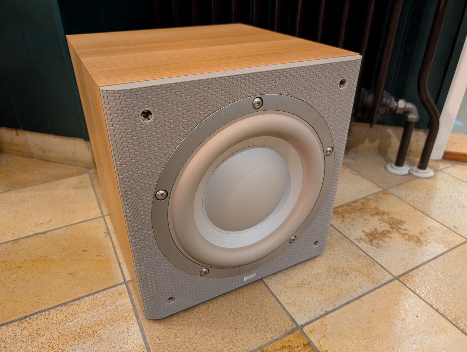 Bowers en Wilkins ASW675 500 Watt Sorrento, Audio, Tv en Foto, Luidsprekers, Subwoofer, Zo goed als nieuw, 120 watt of meer, Ophalen