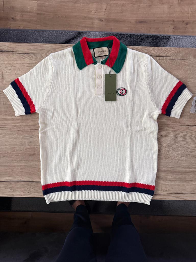Gucci Polo Maat S Nieuw, Ophalen, Nieuw, Maat 46 (S) of kleiner, Wit