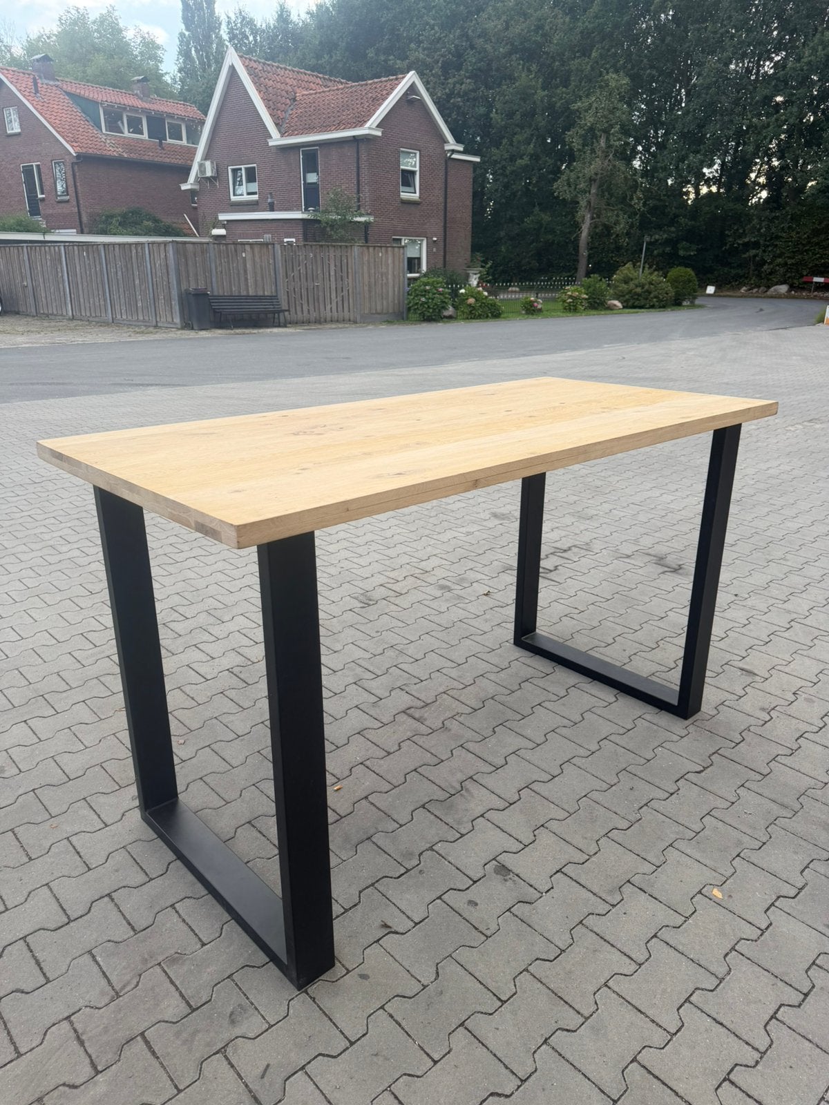Eiken houten hoog zit te koop, Huis en Inrichting, Barren, Ophalen, Nieuw