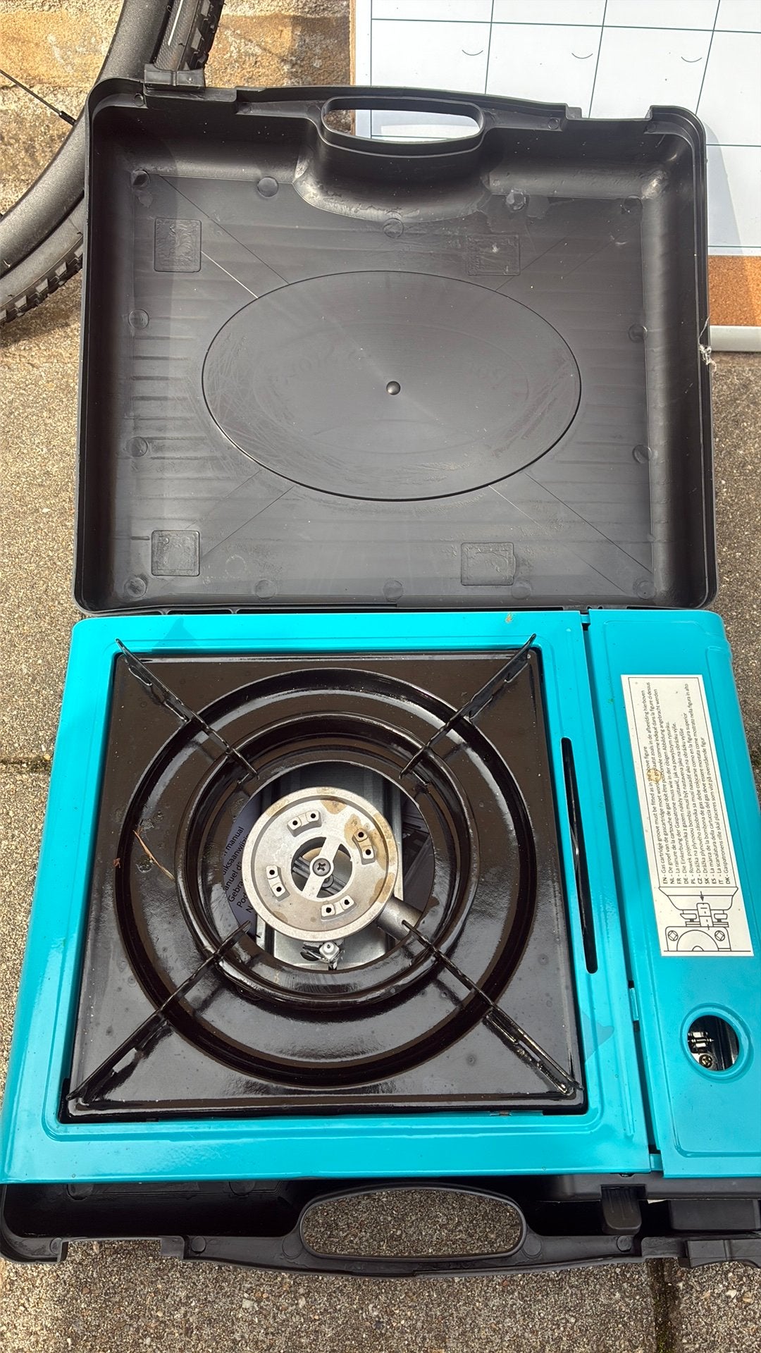 Portable gas stove, Caravans en Kamperen, Ophalen, Zo goed als nieuw