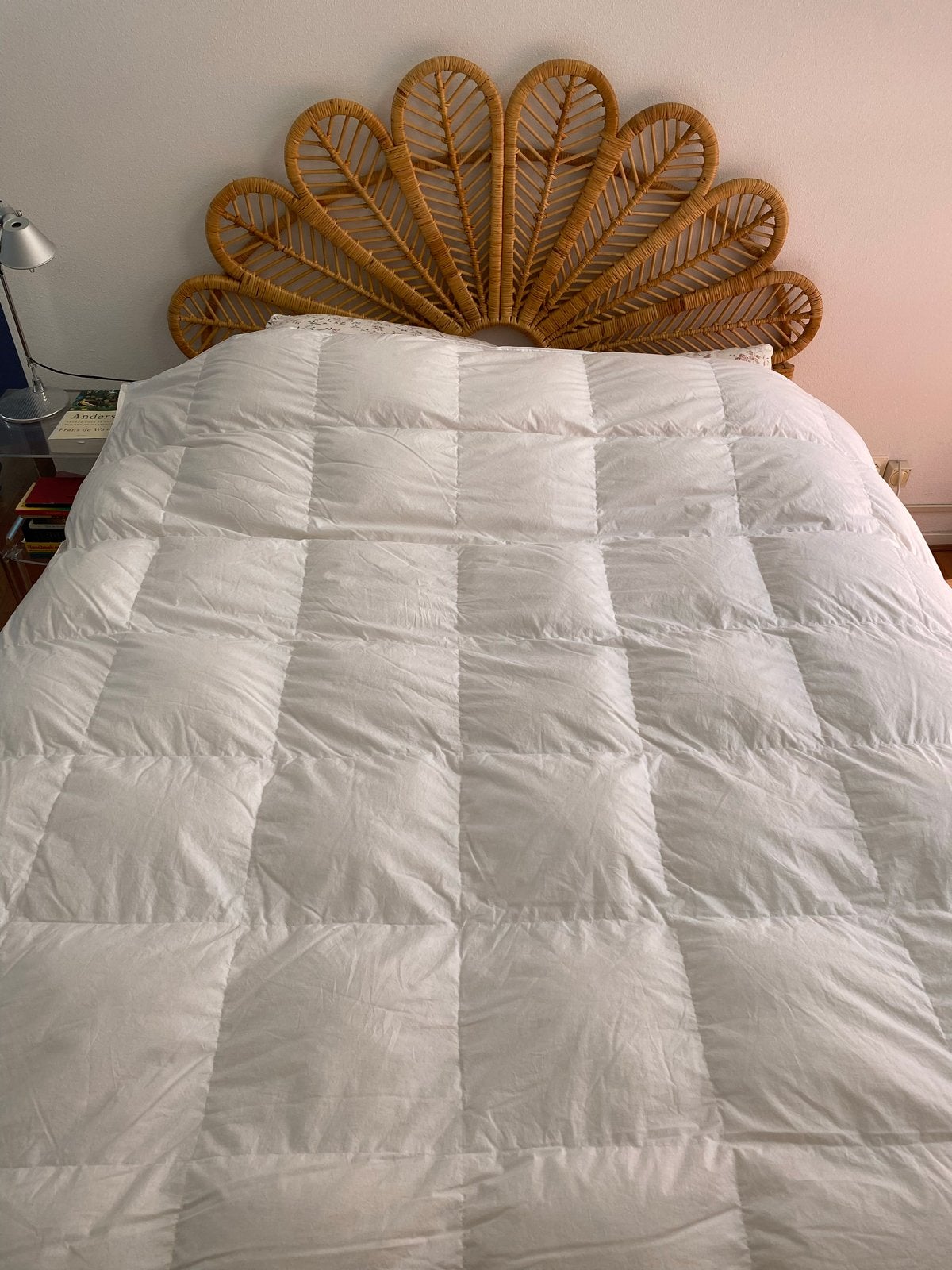 Hema Dekbed 200x200 cm 70% dons 30% veren - Zeer goede staat, Ophalen, Wit, Tweepersoons, Dons en Veren