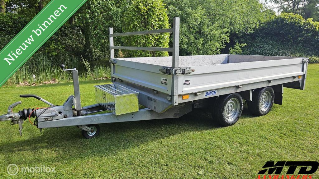 Saris Plateauwagen met staalplaat bodemplaat, Auto diversen, Aanhangers en Bagagewagens, Gebruikt