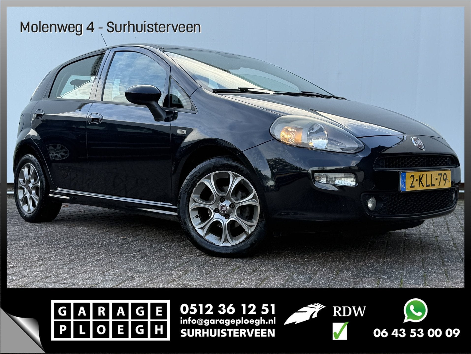 Fiat Punto Evo 0.9 TwinAir Easy Airco Cruise-Control Trekhaa, Voorwielaandrijving, Euro 5, 86 pk, Gebruikt