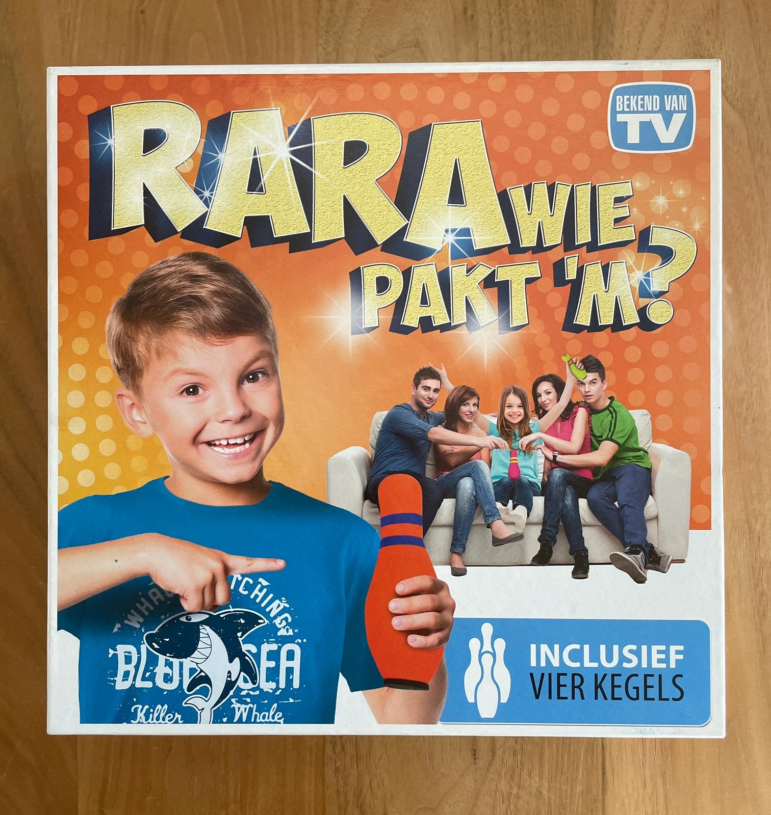 Rara, wie pakt ‘m?, Hobby en Vrije tijd, Gezelschapsspellen | Bordspellen, Drie of vier spelers, Ophalen of Verzenden, Zo goed als nieuw