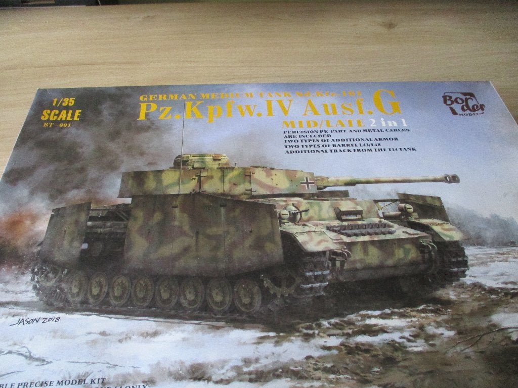 Borden Model Pz.Kpfw.IV Ausf.G, Hobby en Vrije tijd, Overige merken, Tank, 1:32 tot 1:50, Ophalen of Verzenden