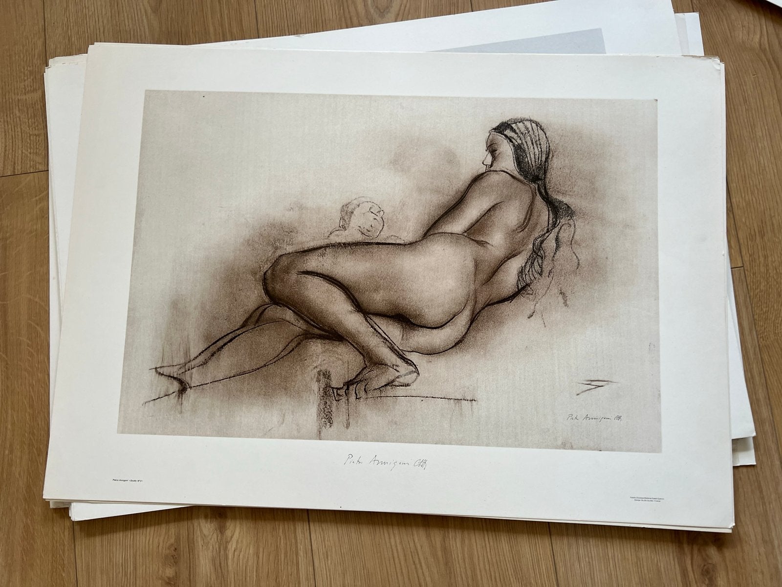 Pietro Annigoni Zeefdrukken - Diverse Portretten en Scènes, Ophalen of Verzenden
