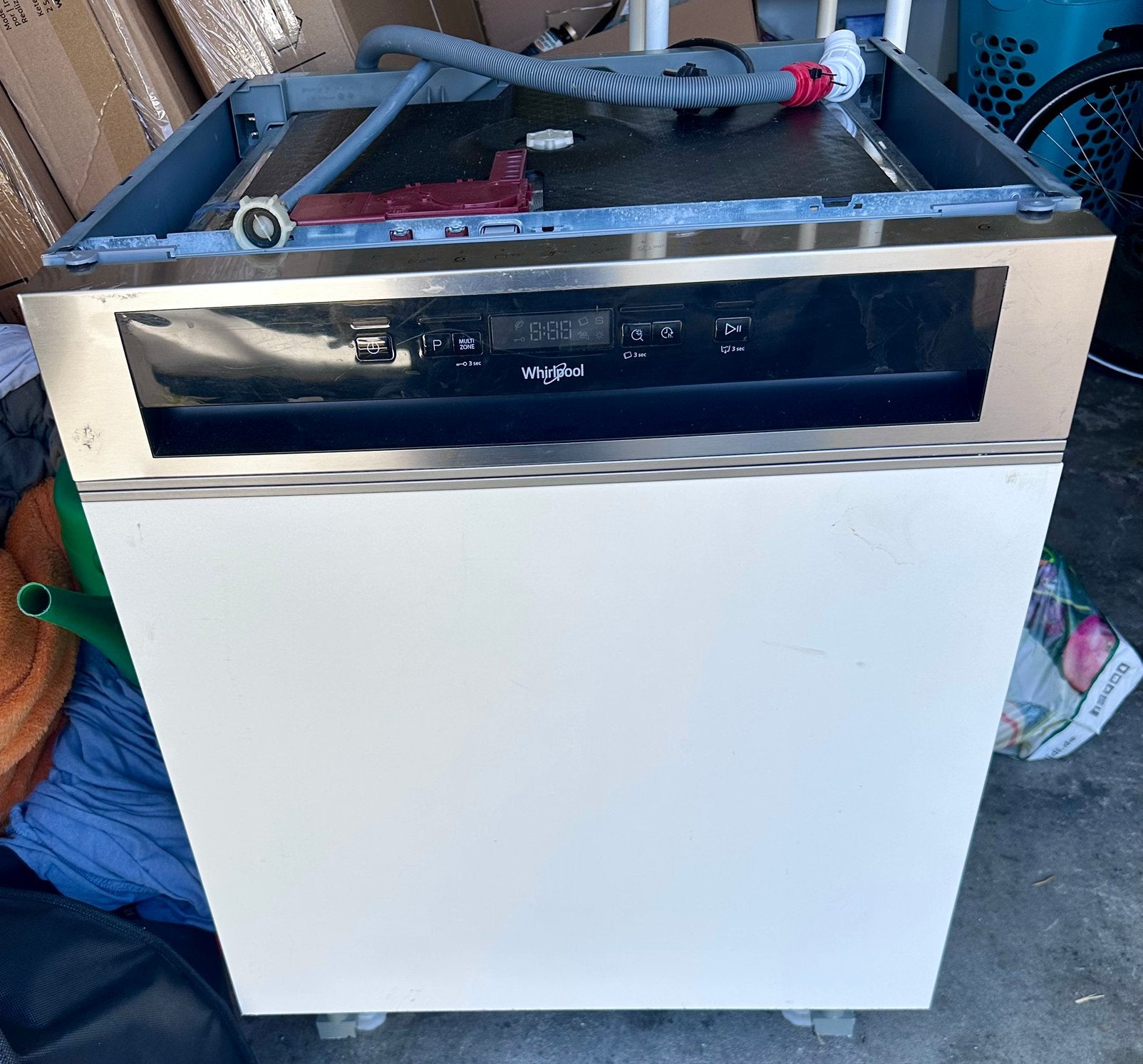 ZGAN Whirlpool WBC 3C26 X 6th Sense inbouwvaatwasser, Witgoed en Apparatuur, Vaatwasmachines, Ophalen, 60 cm of meer, Eco programma