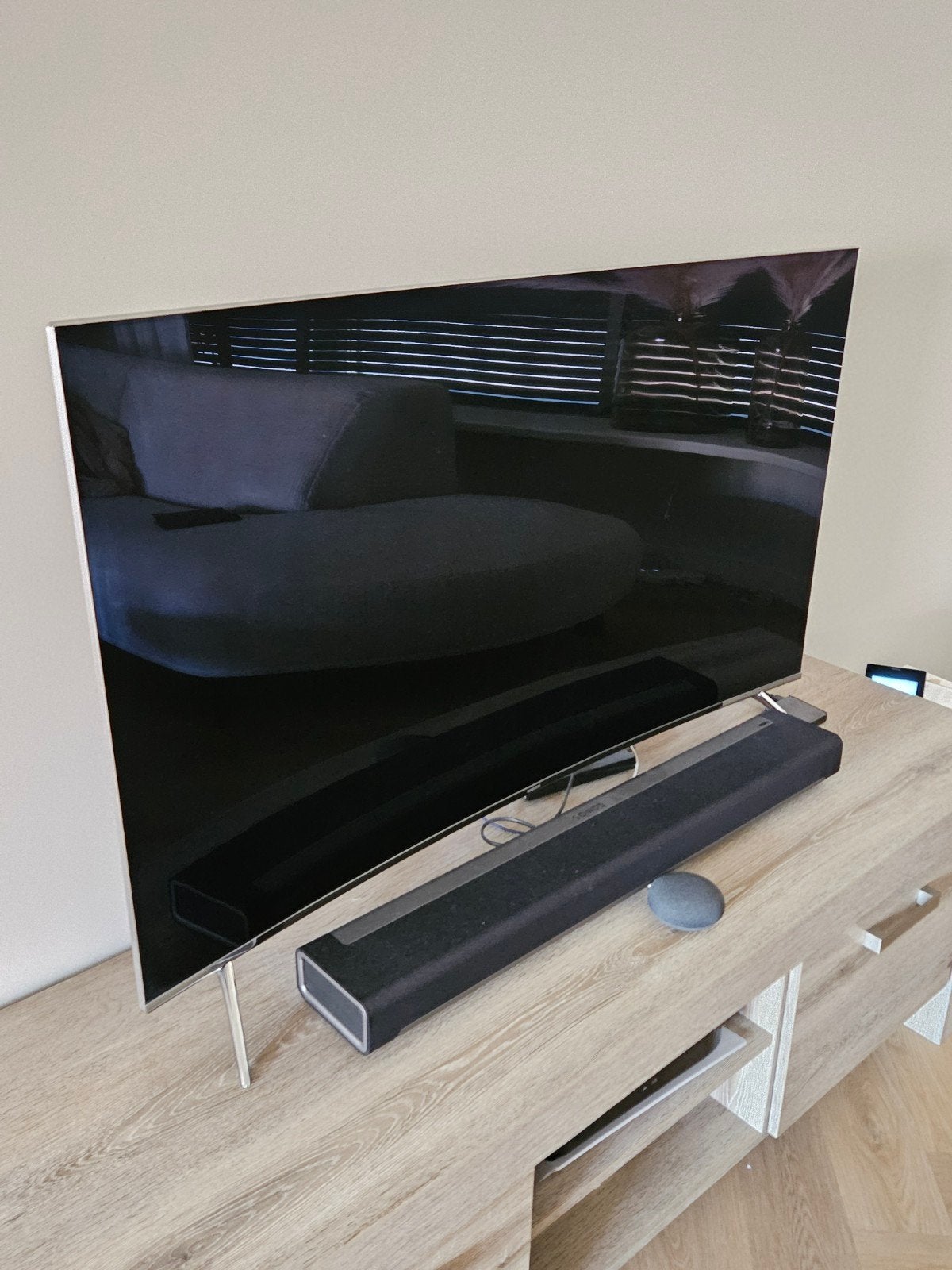 Samsung curved TV 55 inch, Ophalen, 100 Hz, Samsung, 100 cm of meer