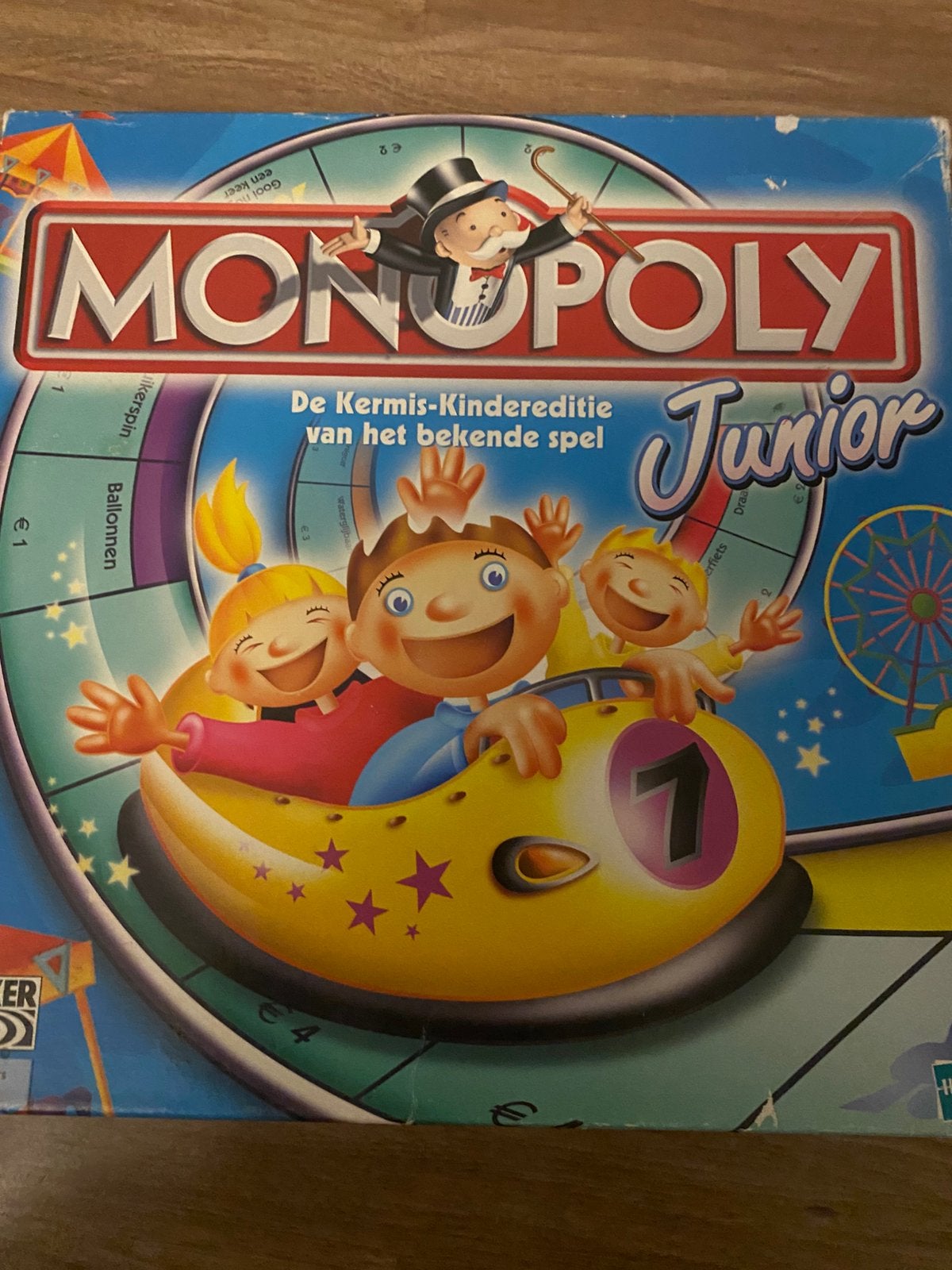 Monopoly Junior: De Kermis-Kindereditie, Hobby en Vrije tijd, Gezelschapsspellen | Bordspellen, Drie of vier spelers, Ophalen of Verzenden