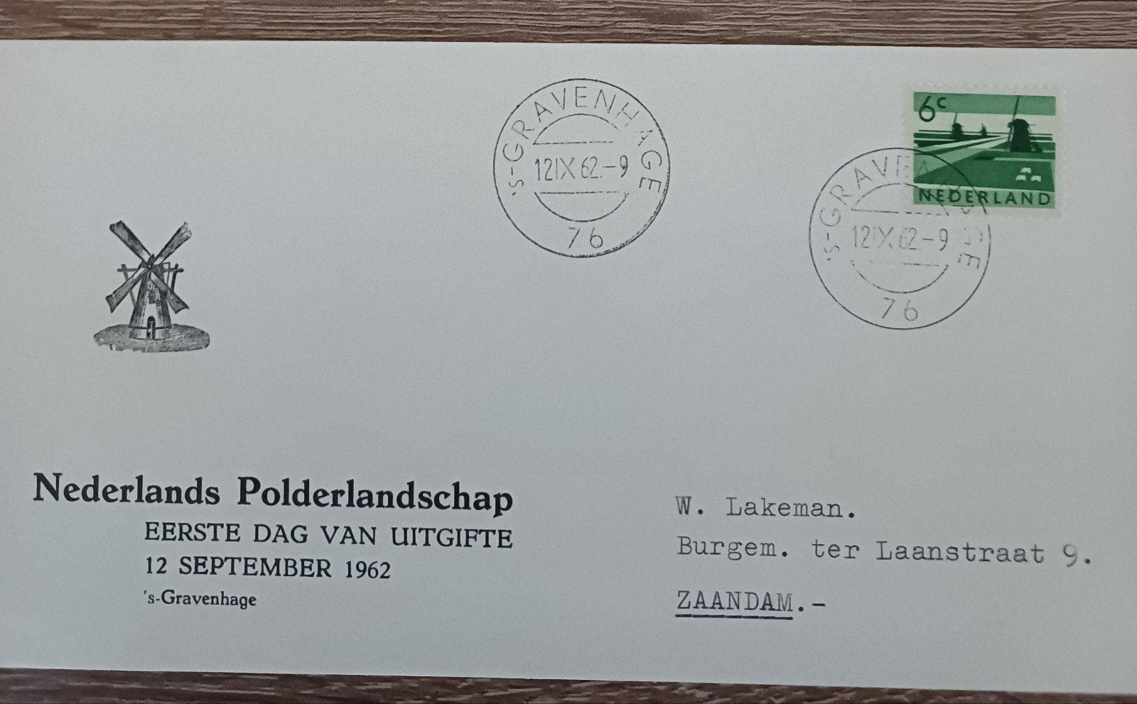 NEDERLAND speciale uitgave 12-09-1962, Ophalen of Verzenden, Nederland