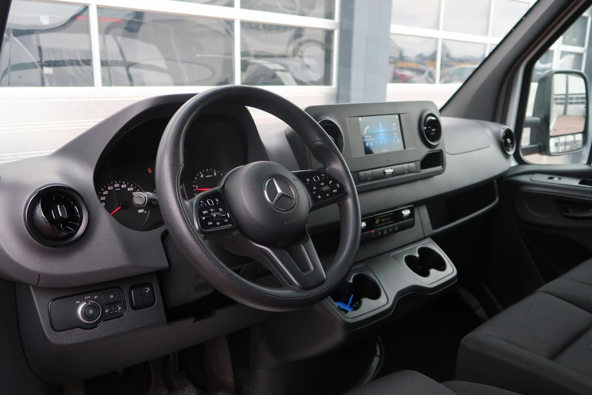 Mercedes-Benz Sprinter 314 2.2 CDI L2 AUT/ CAMERA/ OPEN LAAD, Stof, Gebruikt, Euro 6, Wit