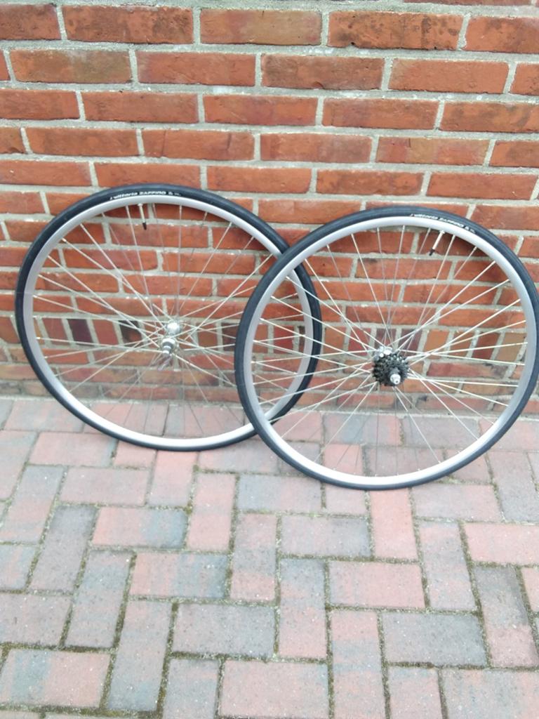 Retro racewielen, Gebruikt, Aluminium, Racefiets, Ophalen
