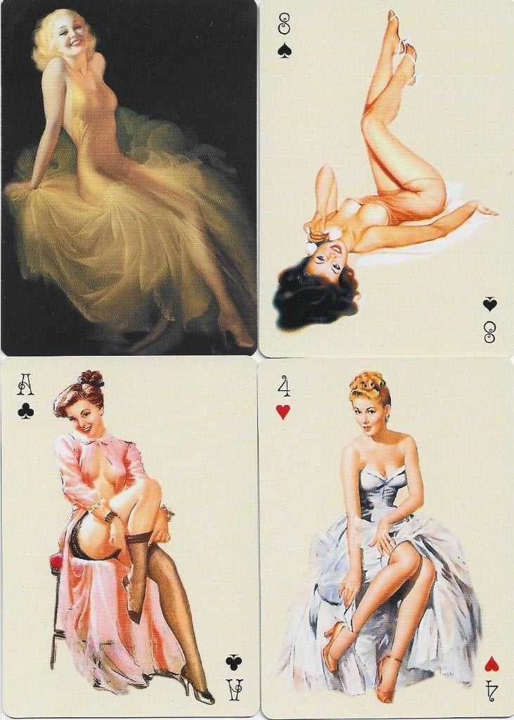 erotische pin-up speelkaarten / jokers, Ophalen of Verzenden, Nieuw, Speelkaart(en)