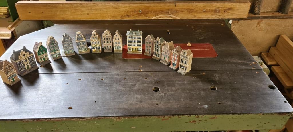 15 blokker huisjes, Verzamelen, Overige Verzamelen, Ophalen, Zo goed als nieuw