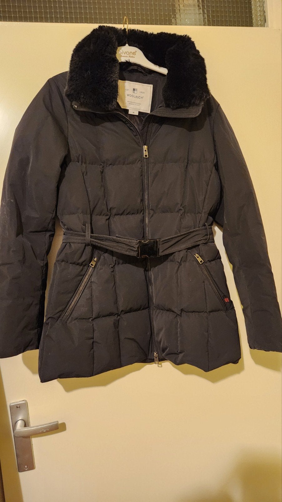Woolrich Winterjas - Maat M, Maat 38/40 (M), Zwart, Ophalen of Verzenden, Woolrich