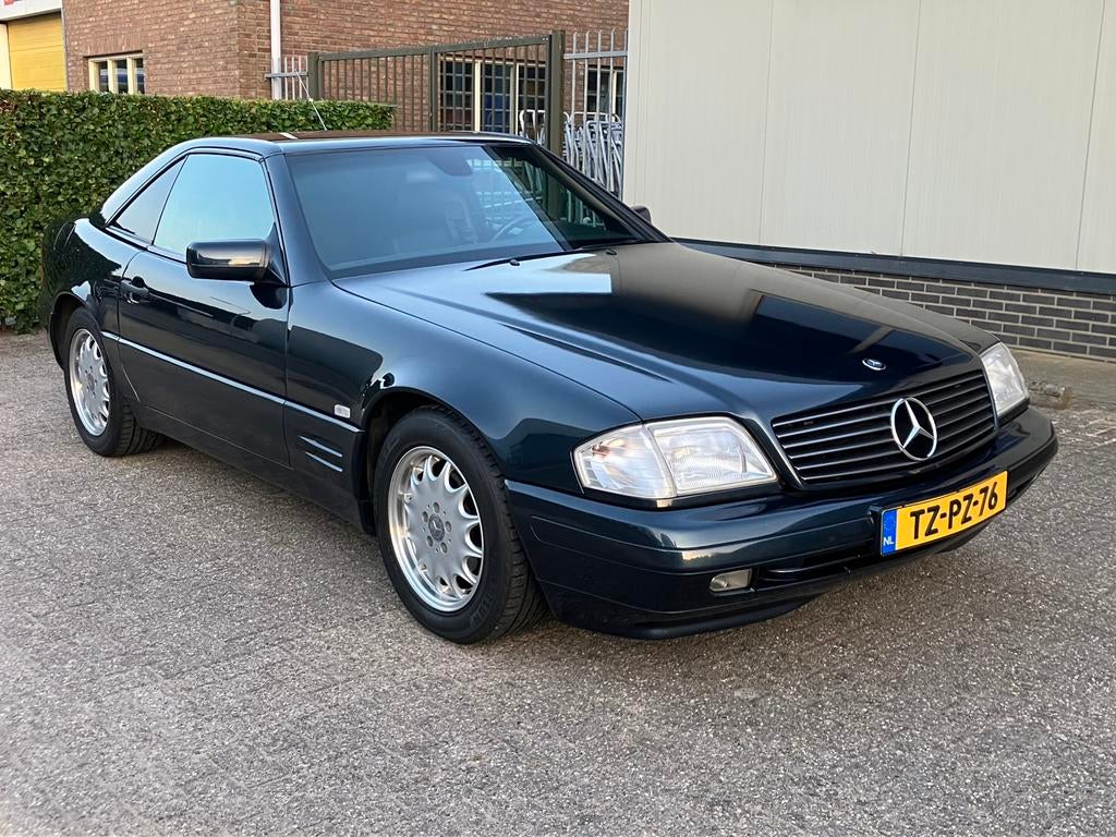 Mercedes-Benz SL 3.2 Sl320 Cabrio Hardtop 6-Cil NAP, Auto's, Automaat, 1575 kg, Cabriolet, Blauw