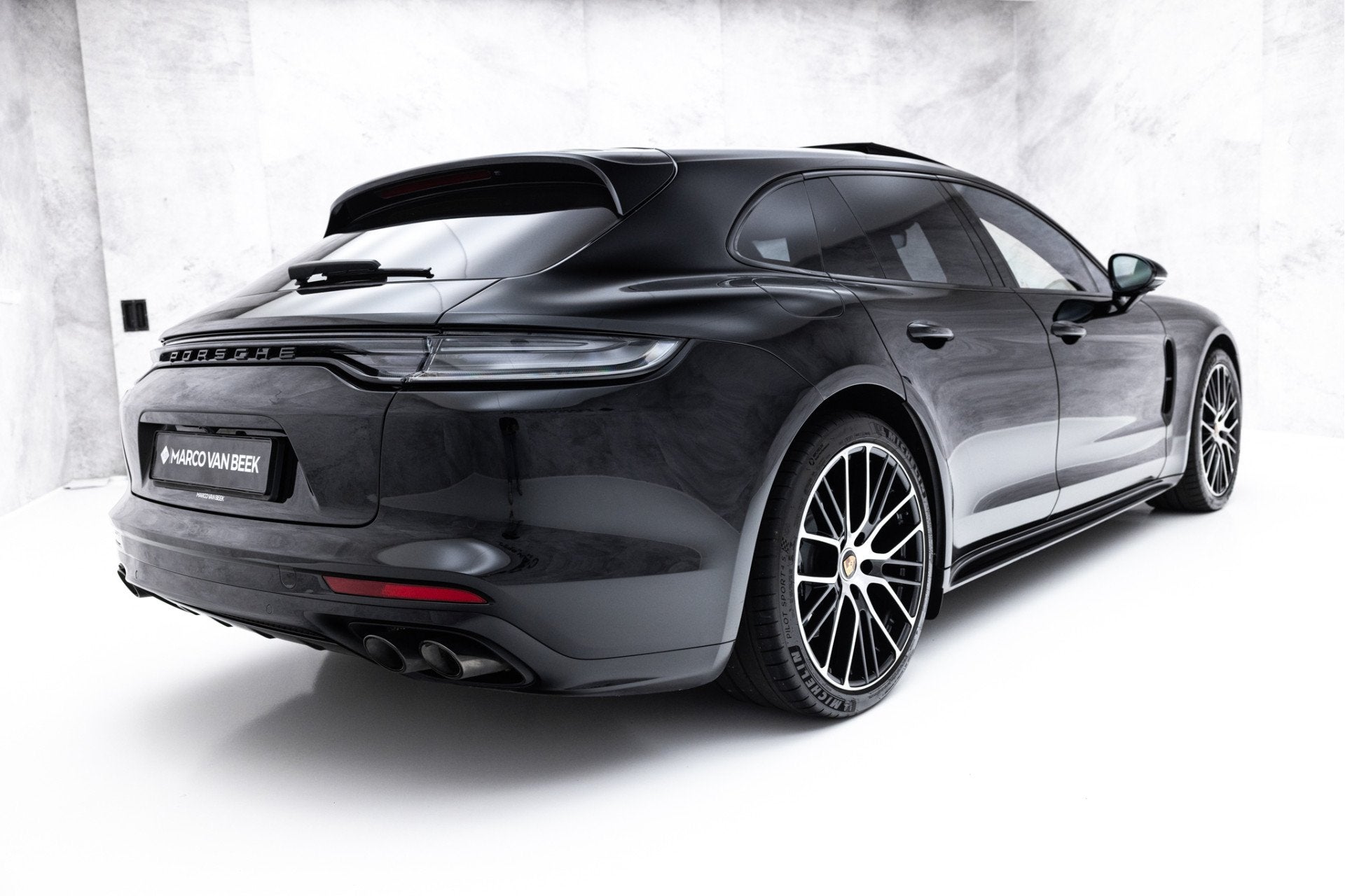 Porsche Panamera Sport Turismo 2.9 4S E-Hybrid | SportDesign, Auto's, Automaat, Gebruikt, Zwart, Geïmporteerd