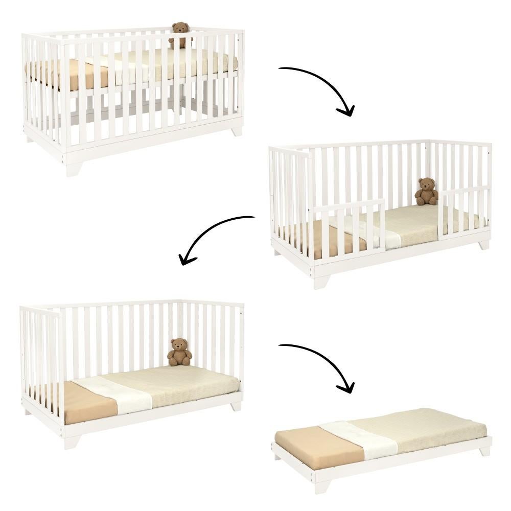 Meegroei Ledikant zo goed als nieuw! Incl. Matras 70x140, Ophalen, Zo goed als nieuw, Minder dan 140 cm, Matras