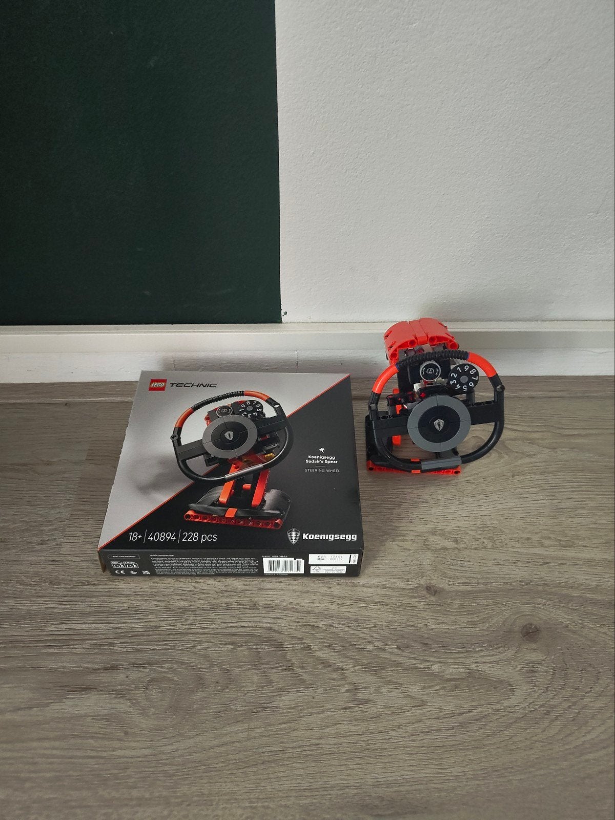 LEGO Technic Koenigsegg Steering Wheel (40894), Ophalen, Lego, Inclusief accessoires, Zo goed als nieuw