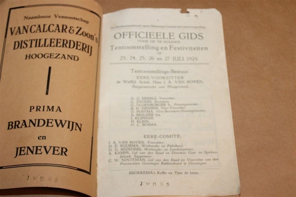 HATE Hoogezand 1924 — Zeldzame Officieele Gids, Ophalen of Verzenden, Gelezen