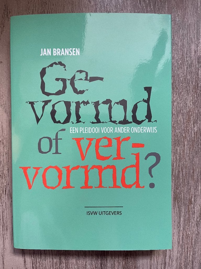 Jan Bransen - Gevormd of vervormd?, Ophalen of Verzenden, Beta, Zo goed als nieuw, HBO