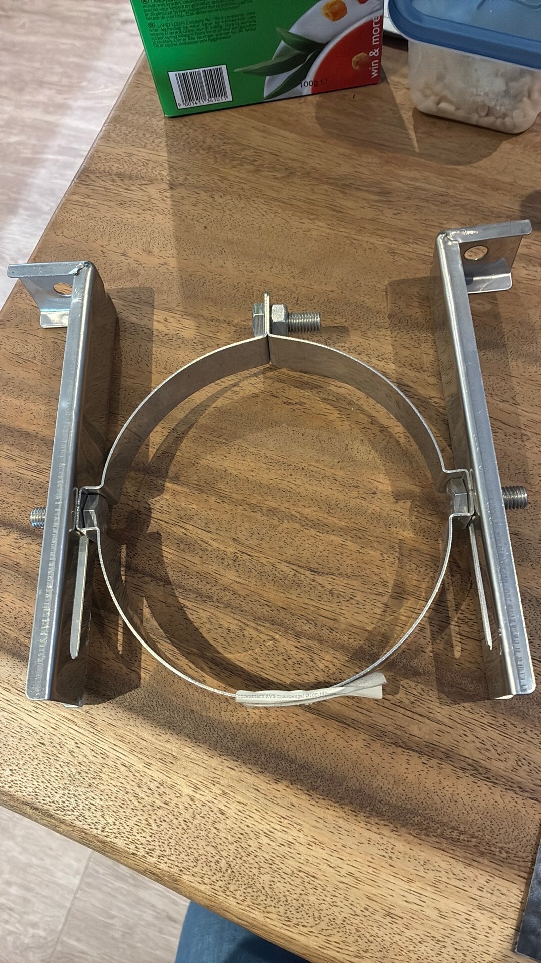 Beugel voor kachelpijp 125, Ophalen of Verzenden, Nieuw