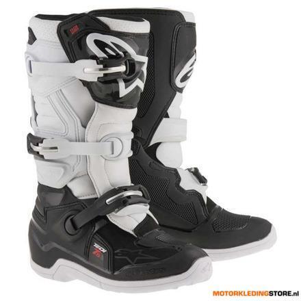 Alpinestars Tech 7 S Youth Motorlaarzen, Zwart-Wit, Motoren, Kleding | Motorkleding, Ophalen of Verzenden, Nieuw met kaartje