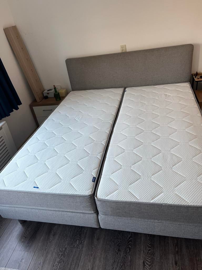 Auping gestoffeerde matrassen 90x210, Ophalen, Gebruikt, 90 cm, Eenpersoons