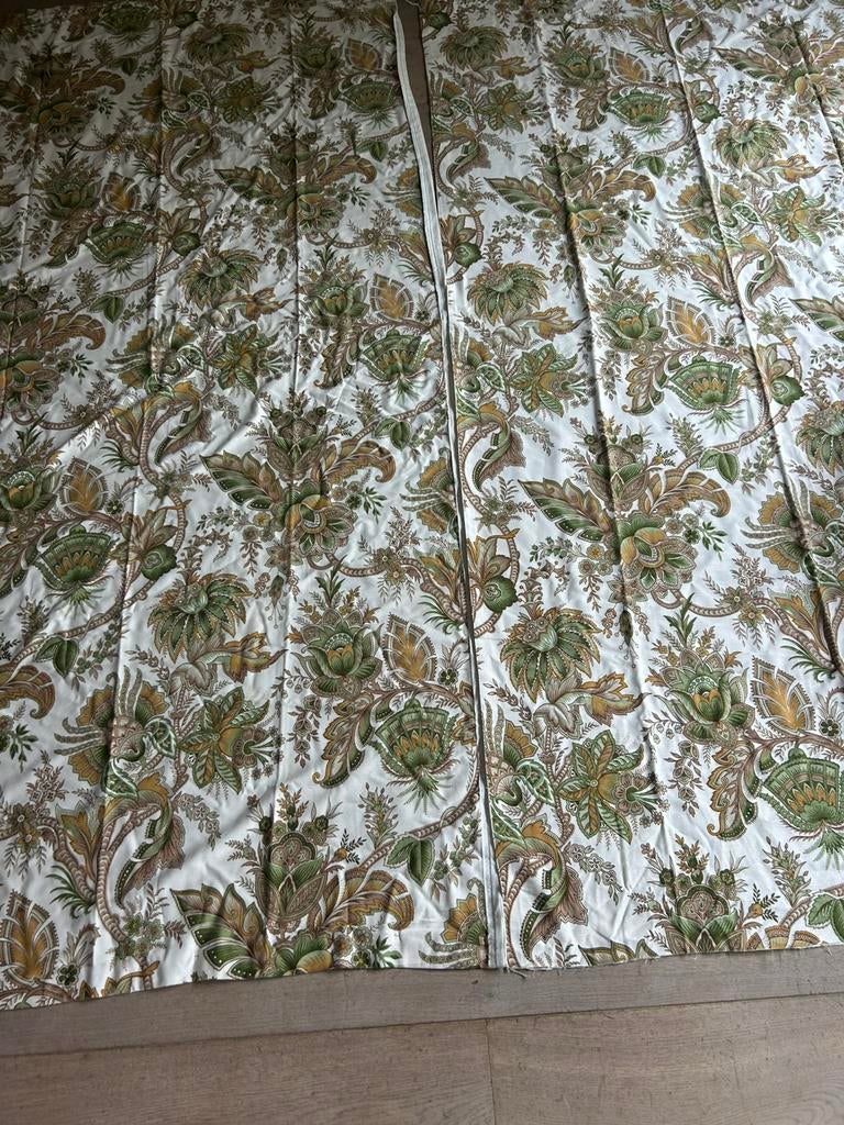 Teheran Josep Frank Paris 4x Retro gordijnen 1985 uit Parijs, Huis en Inrichting, Ophalen, 100 tot 150 cm, 200 cm of meer, Zo goed als nieuw