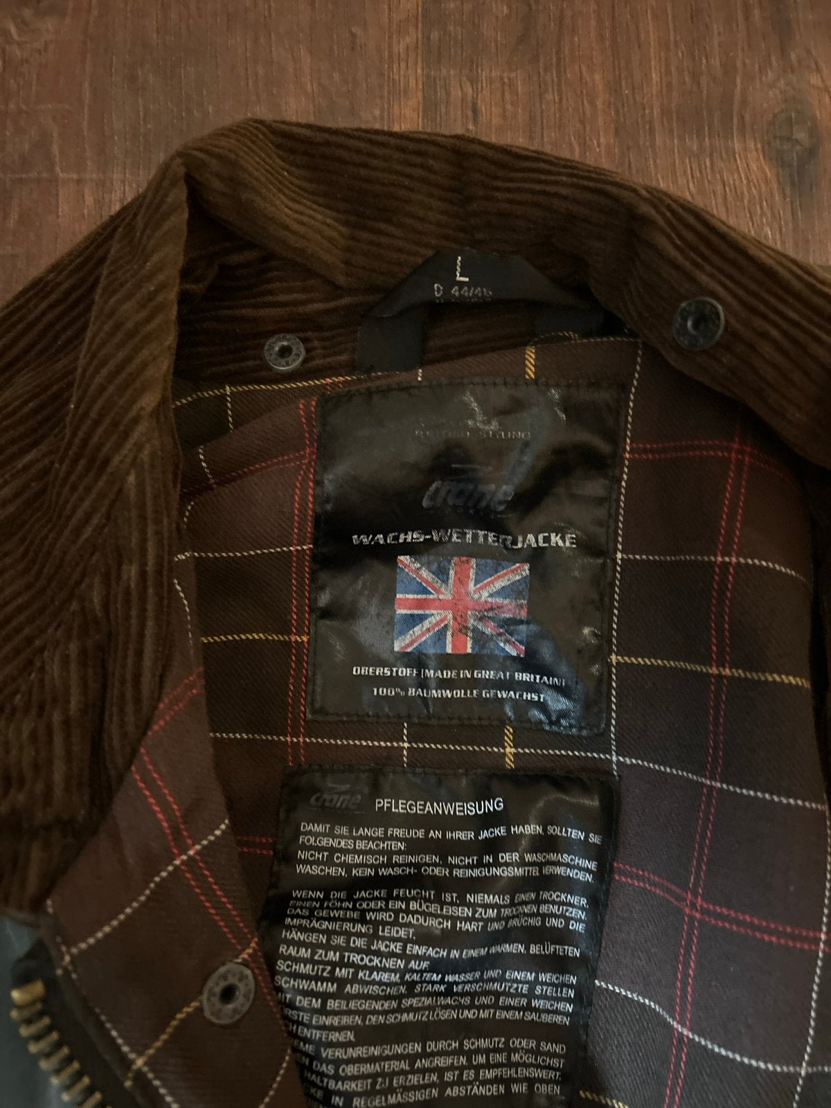 Stijlvolle waxcoat maat L - Ideaal voor herfst/winter, Ophalen of Verzenden, Gedragen, Maat 52/54 (L), Groen