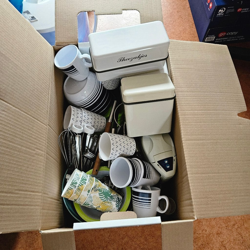 caravan spulletjes, Ophalen, Gebruikt