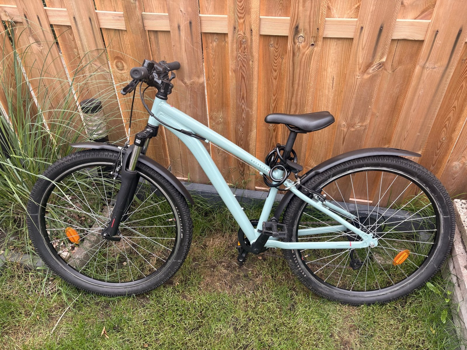Rockrider ST100 mountainbike met slot, Ophalen, Gebruikt