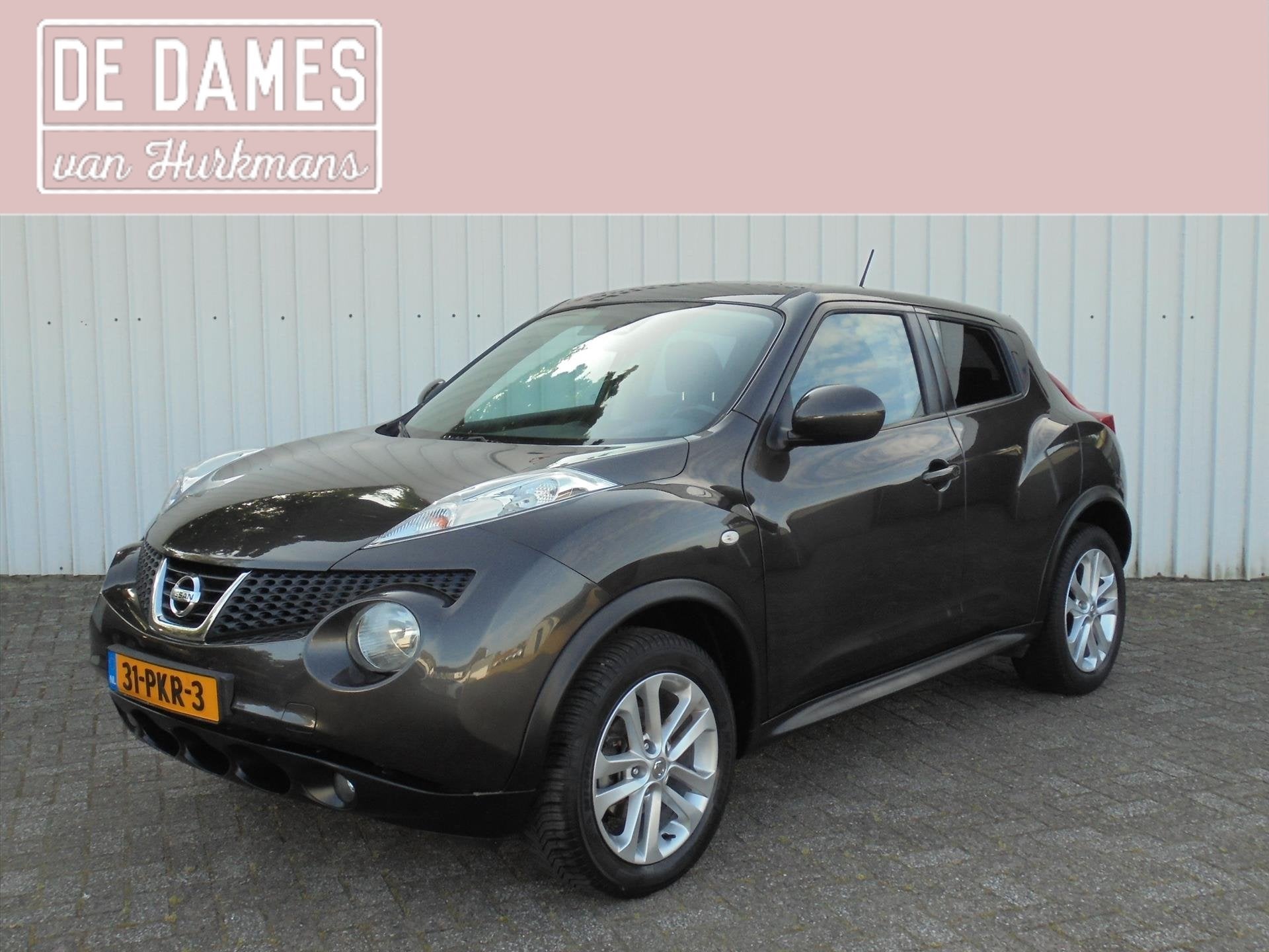 Nissan Juke 1.6 TEKNA 1e EIGENAAR ! NAVI CAMERA ENZ, Auto's, Nissan, Euro 5, Stof, Zwart, 4 cilinders