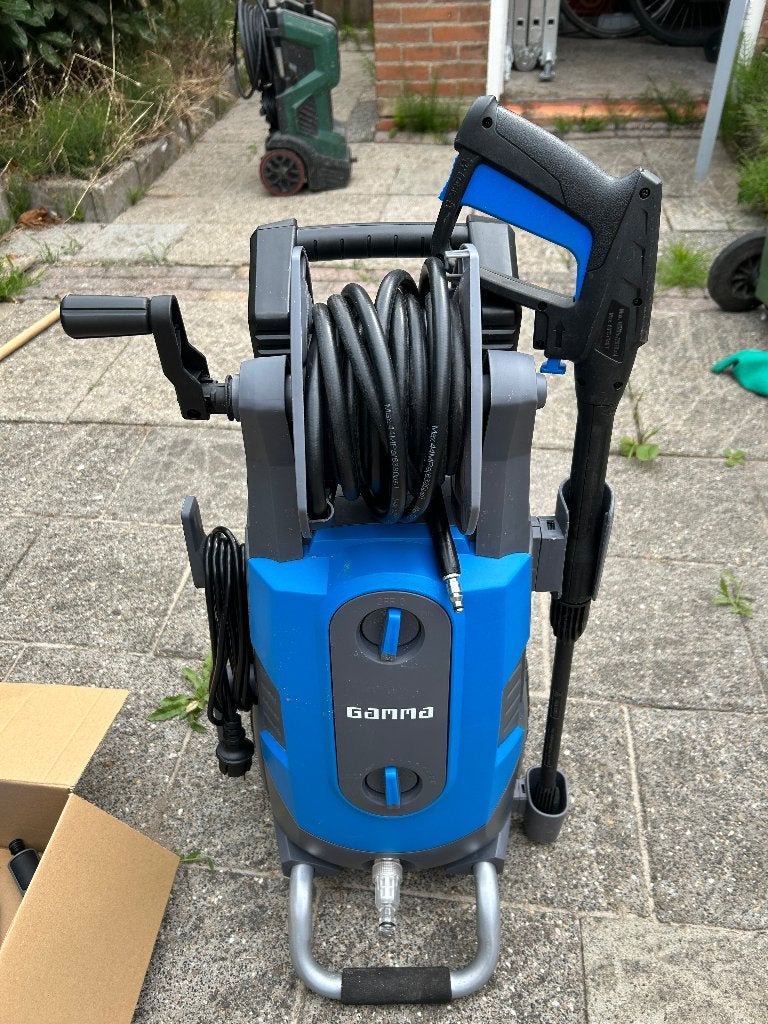 GAMMA hogedrukreiniger HDR3-180, Tuin en Terras, Hogedrukreinigers, Ophalen, Zo goed als nieuw, Elektrisch, GAMMA