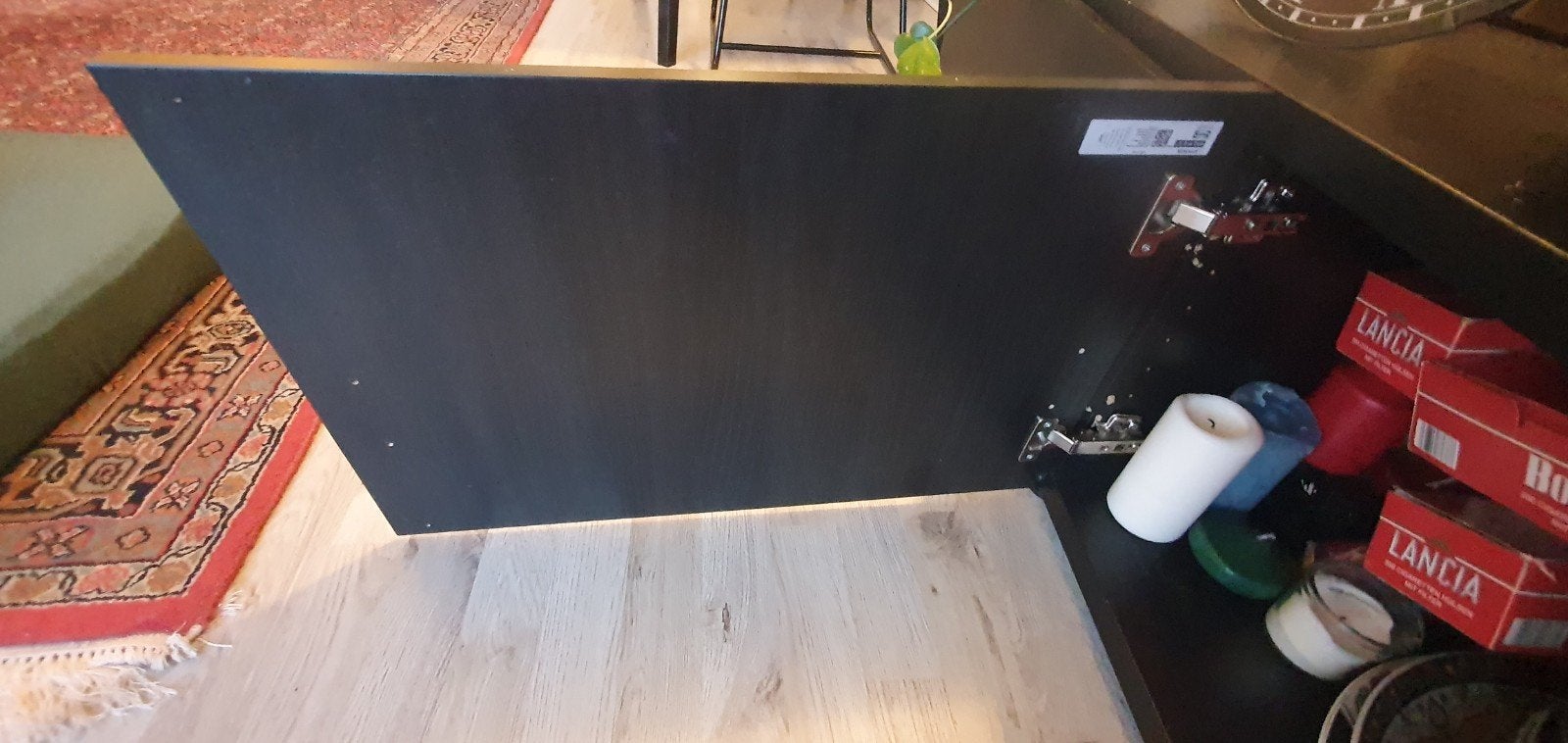3 IKEA deurtjes LAPVIKEN 60x38 cm zwartbruin, Ophalen